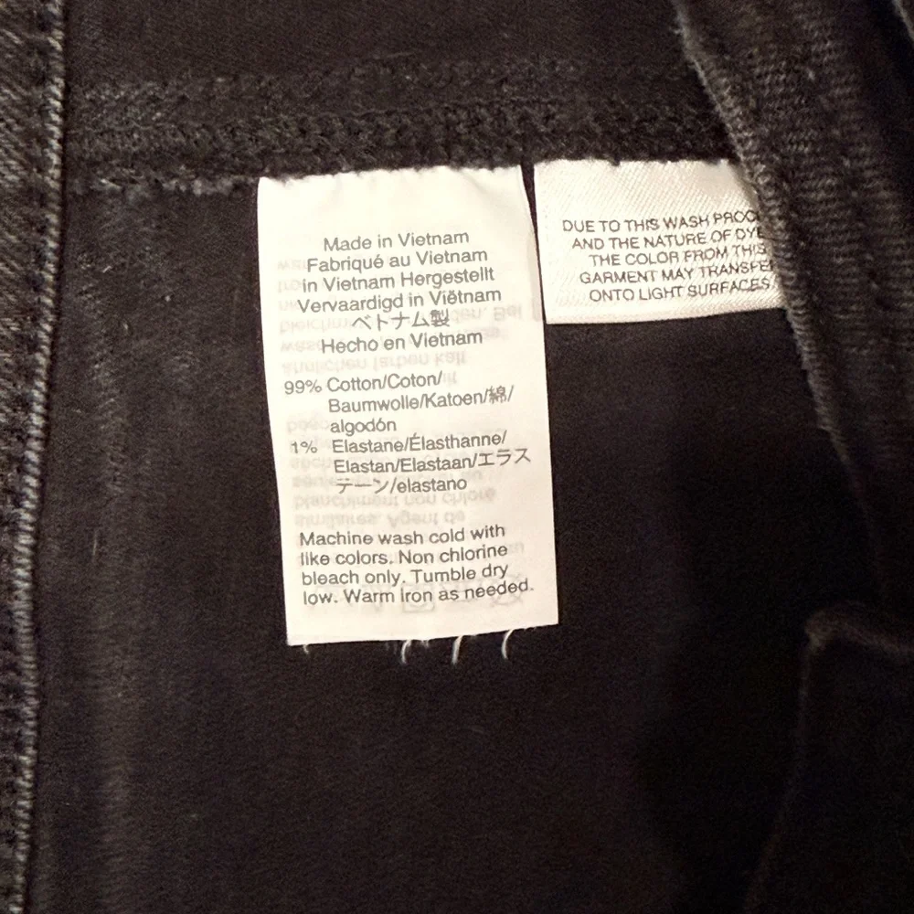 J. Crew Mercantle Women's Black‎ Button-Down Denim Mini Skirt Size 2 - Picture 8 of 8